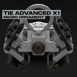 TIE-Advanced x1 Micro Ornament