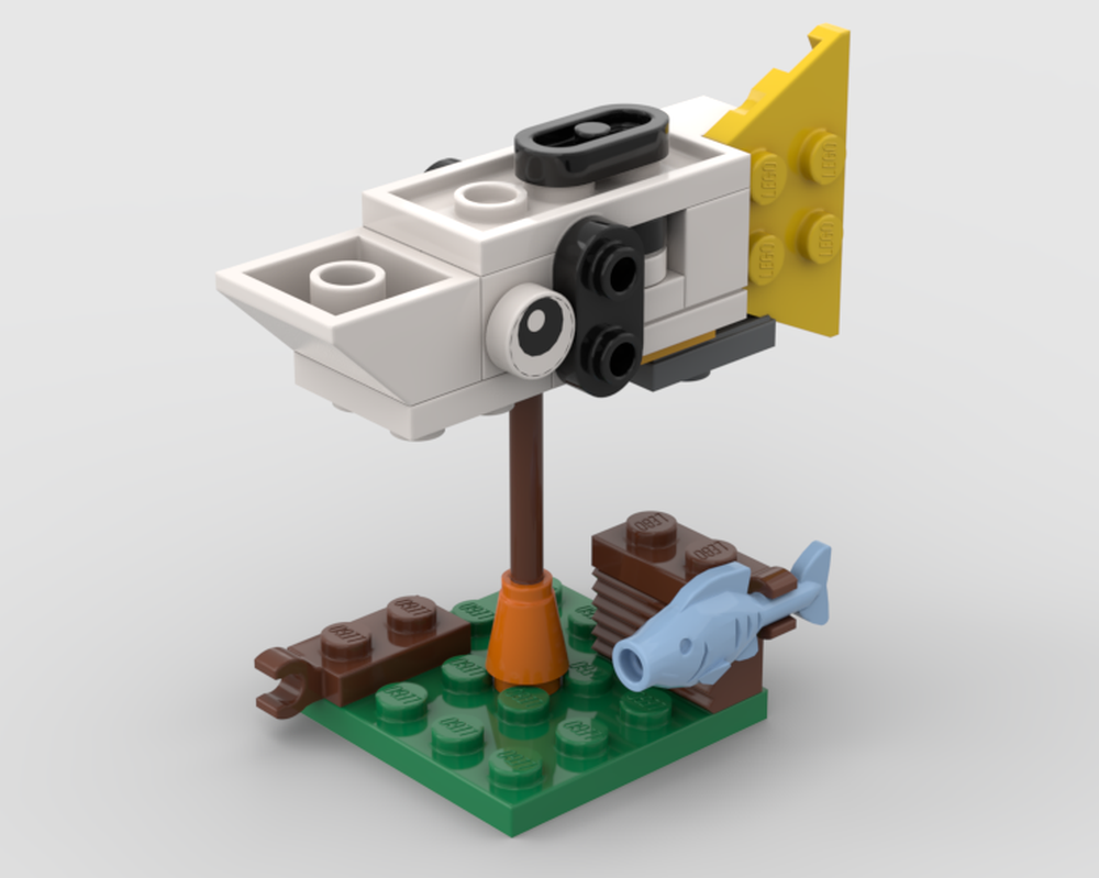 Lego 11012 Banded Archerfish (Toxotes jaculatrix)