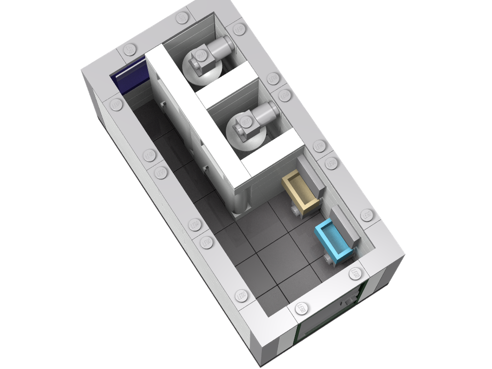 Lego Duschcontainer / Container with Shower