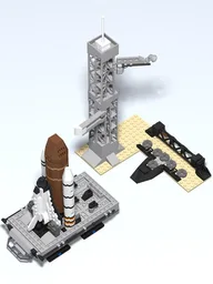 Launch Pad (partial) & Crawler - Extras for Mini Space Shuttle