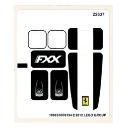 Sticker Sheet for Set 30195-1 / [No Color/Any Color]