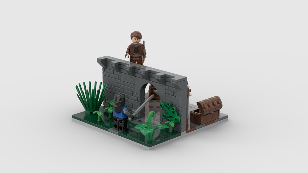 Lego Medieval battle