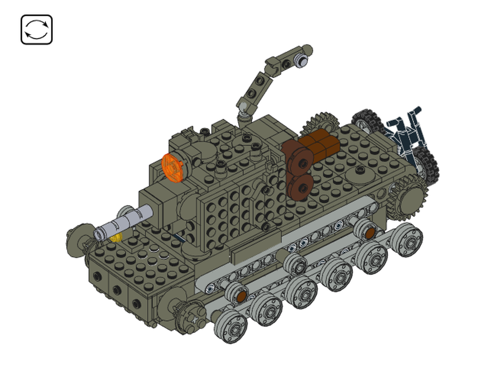 Lego KV-2 Crimson Legion Version(Non-historic)