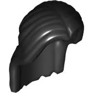 Hair Long Parted in Center / Black
