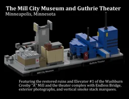 The Mill CIty Museum and Guthrie Theater, Minneapolis, Minnesota