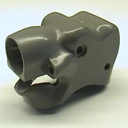 Animal Body Part, Elephant Head with Pin / Dark Gray