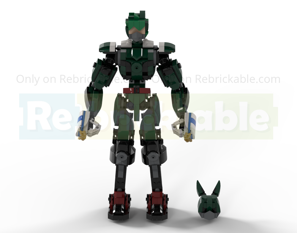 Lego Izuku Midoriya Mech (MHA)