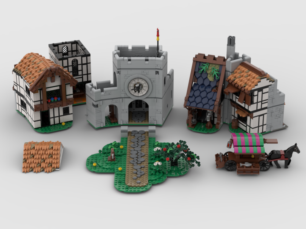 Lego Lion Knight's Village Gate