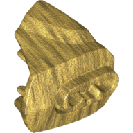 Lego Large Figure Limb Cover, Size 3, Armor with Ball Joint Socket / Pearl Gold