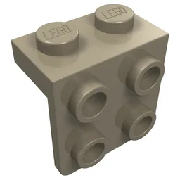 Bracket 1 x 2 - 2 x 2 / Dark Tan