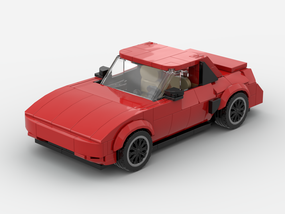 Lego 1988 Pontiac Fiero Formula + GT, 2M4, Indy Pace Car variants