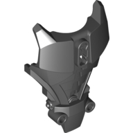 Lego Large Figure Torso Cover, Armor [Plain] / Black