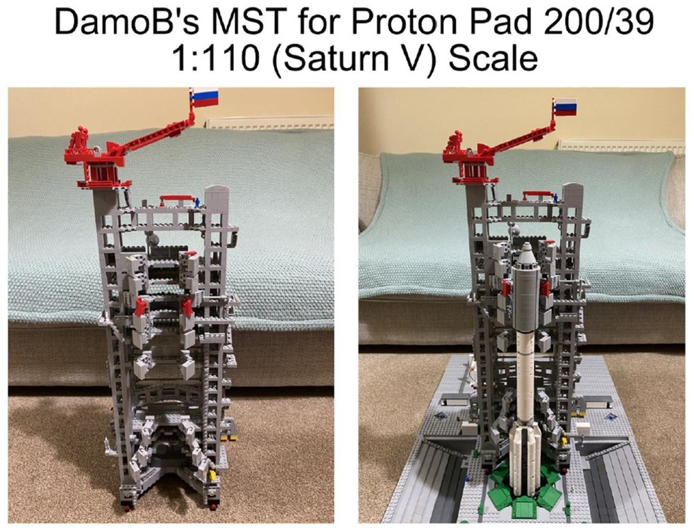 Lego DamoB's Mobile Service Tower for Proton pad 200/39