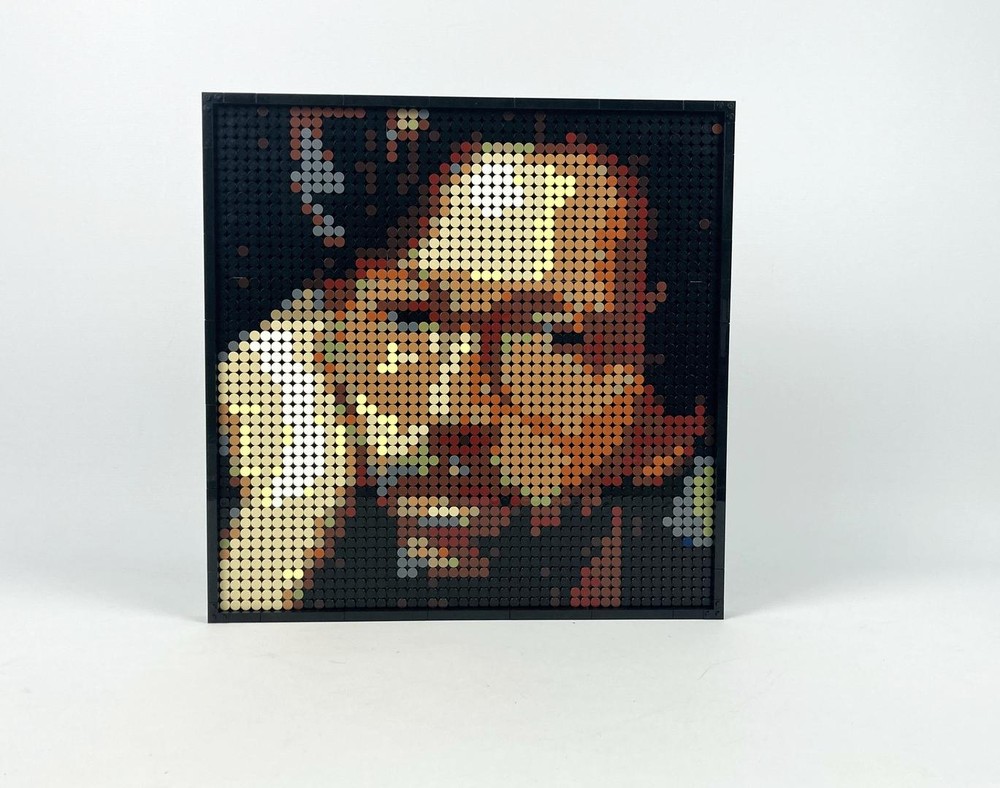 Lego "Slowhand" Eric Clapton Mosaic (40 x 40 cm / 15.7 x 15.7 in)