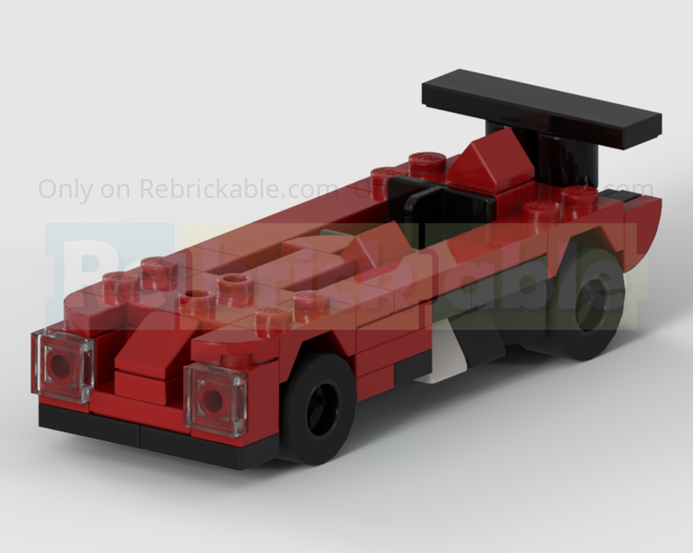 Lego Panoz LMP-1 Roadster-S Racing Car - Half Speed Champions Scale
