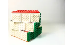 100% lego rubiks cube