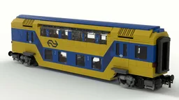 Dutch NS Double dekker 1st and 2nd class Carriage DDZ