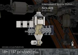Nauka - International Space Station - 1:110 Scale