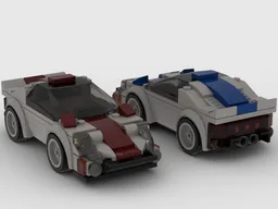 2nd generic sport car "retro" (red)