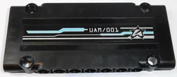 Technic, Panel Plate 5 x 11 x 1 with 'UAM/001' and Ultra Agents Logo Pattern Model Left Side (Sticker) - Set 70165