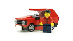 Red car