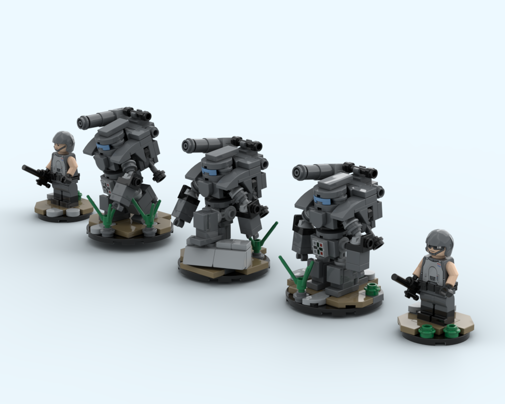 Lego Starship Troopers Rifle Team