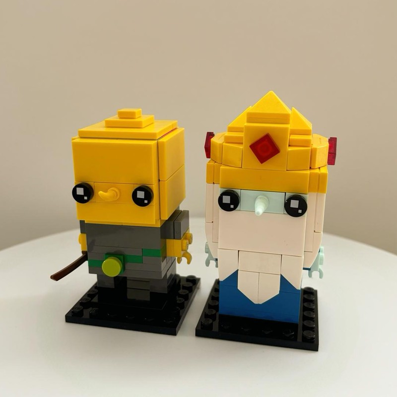Lego Brickheadz Adventure Time | Lemongrab and Ice King | 2 - Pack