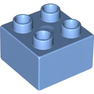 Duplo Brick 2 x 2 / Medium Blue