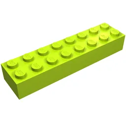 Brick 2 x 8 / Lime