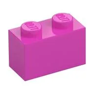 Brick 1 x 2 / Dark Pink