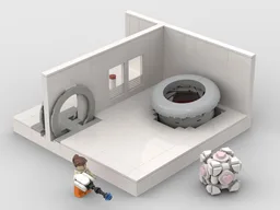 Portal - Aperture Science Incinerator diorama