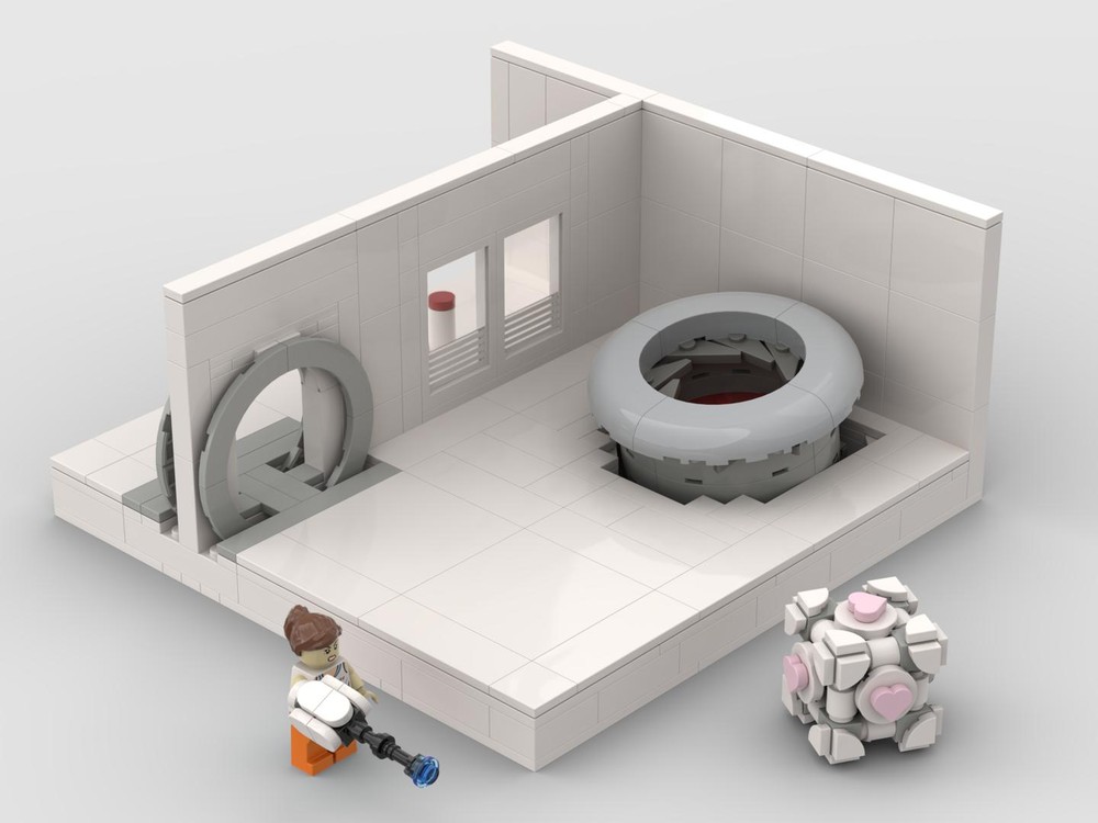 Lego Portal - Aperture Science Incinerator diorama
