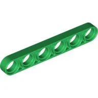 Technic Beam 1 x 6 Thin / Green