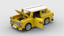 Trabant 601 Yellow
