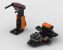 911841 SW Landspeeder and Turbo Laser Tower (Alternate Build)