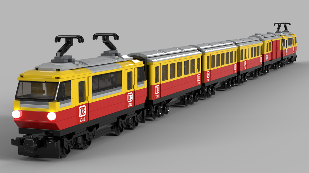 Lego Set 7740 - Conversion to Powered-Up and a more modern look