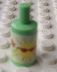 Lego Scala Accessories Bottle Simple with Sun and Flowers Pattern (Sticker) - Set 3117