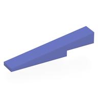 Lego Brick Sloped 1 x 6 x 1 with 1 x 2 x 1/3 Cutout / Blue Violet