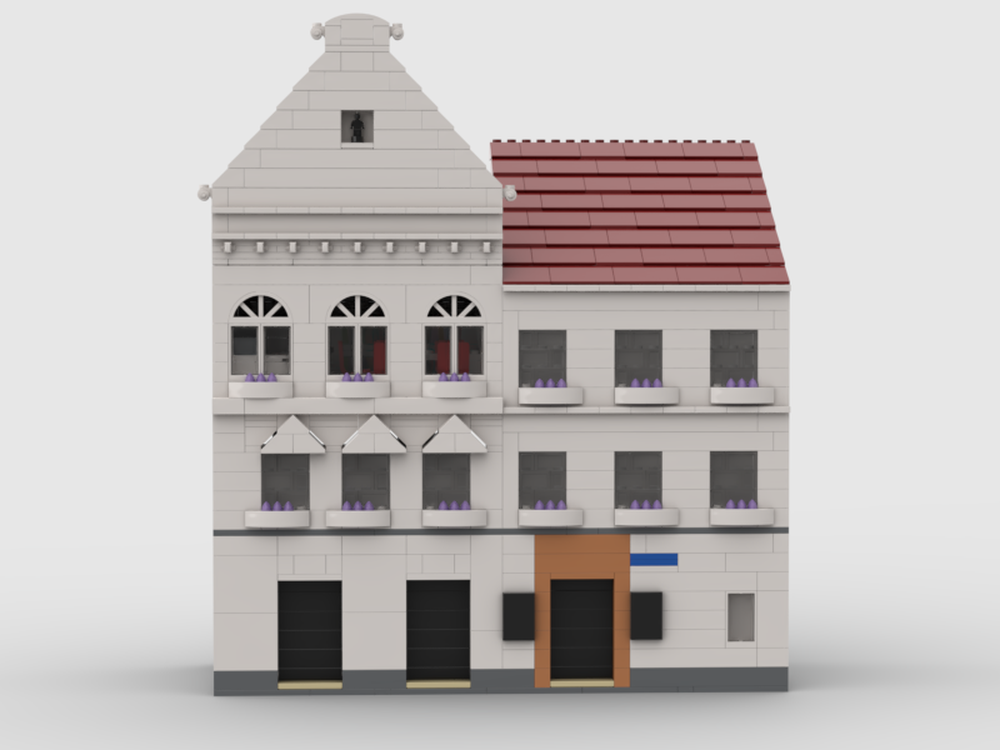 Lego town hall of a famous bavarian TV series