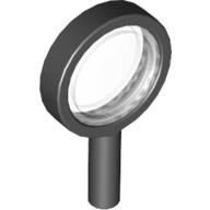 Lego Equipment Magnifying Glass with Removable Trans-Clear Lens / Black