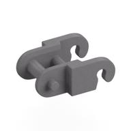 Lego Technic Link, Reinforced, with Beveled Edge / Flat Silver