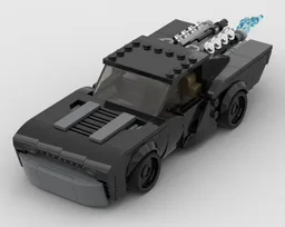 Pattinson Batmobile Speed Champions Style