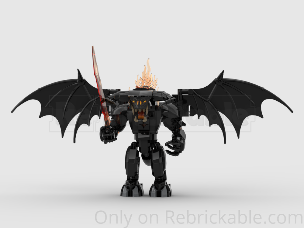 Lego 10367 The Balrog (modified)