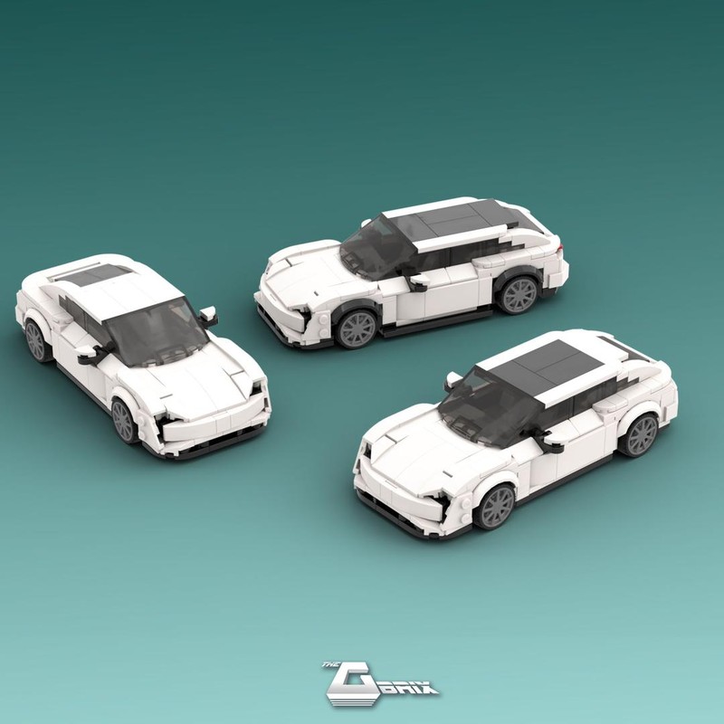 Lego Porsche Taycan 3in1 (Saloon, Cross Turismo, Sport Turismo) - White