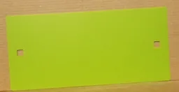 Sheet, Rectangle 26 x 12 with 2 Square Holes