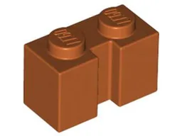 Brick Special 1 x 2 with Groove