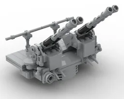 Bofors 40mm Quad Mount