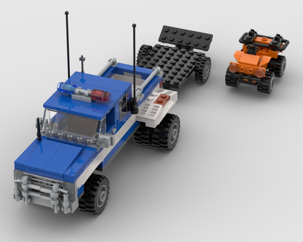 Lego Chevy_Squarebody_Police_Truck modification