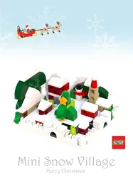 Mini Snow Village