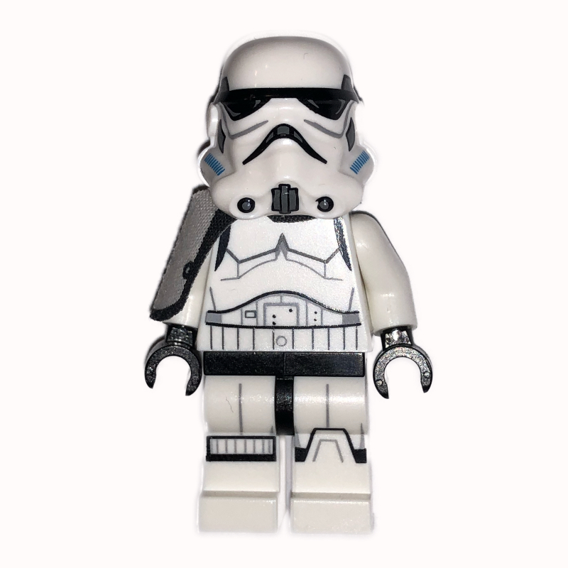 Lego Stormtrooper, Dark Azure Helmet Vents, Angry, Pauldron
